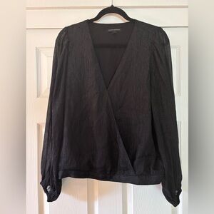 Banana Republic Sparkly Wrap Blouse